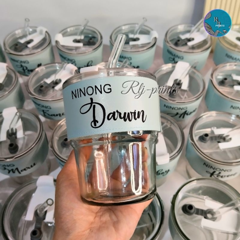 Personalized Leather Tumbler (HTV - NOT STICKER! Hindi matatanggal ...