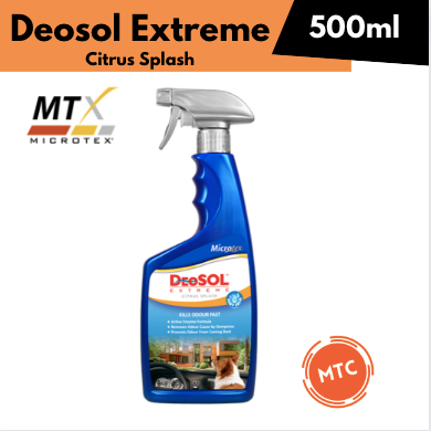 Microtex DeoSOL Extreme (500ml) (Citrus Splash) (Kills Odour Fast ...
