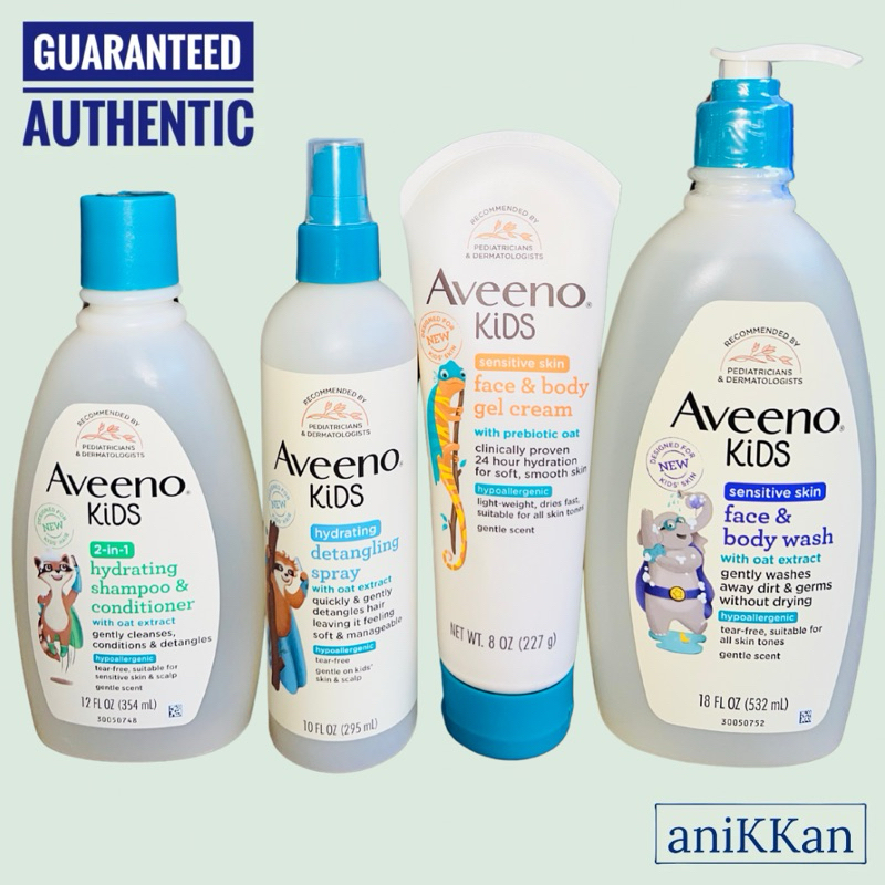 🇺🇸 Aveeno Kids Body Wash / Aveeno Kids Shampoo / Aveeno Kids Cream
