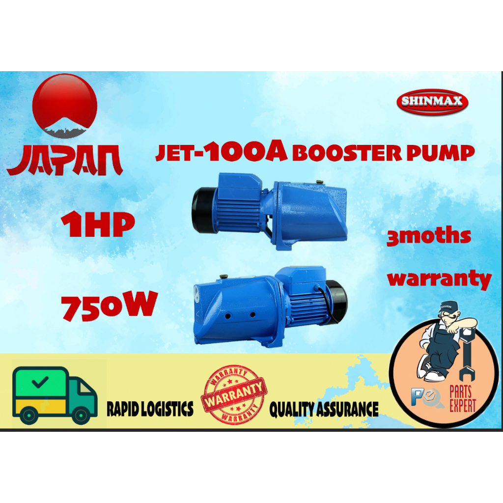 1HP Jet100A Pump Electric Water Booster Pump Self Priming Jetmatic