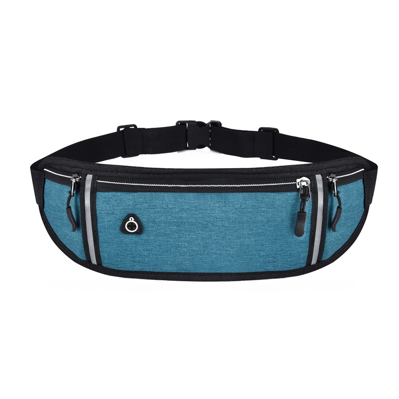 Waterproof Sport Belt Bag Luminous With Earphone Hole Running Belt Bag