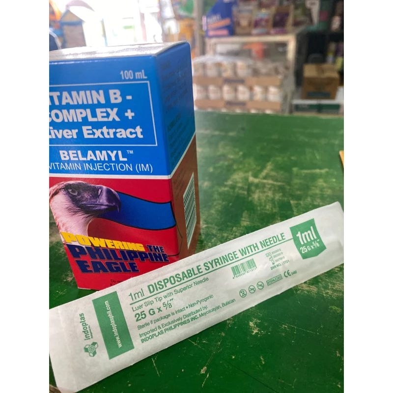 BELAMYL 1ML in syringe for Chicken Rooster | Shopee Philippines
