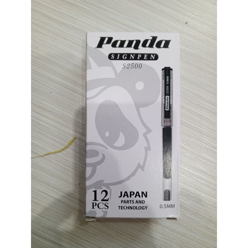 Panda sign pen 12pcs in 1box | Shopee Philippines