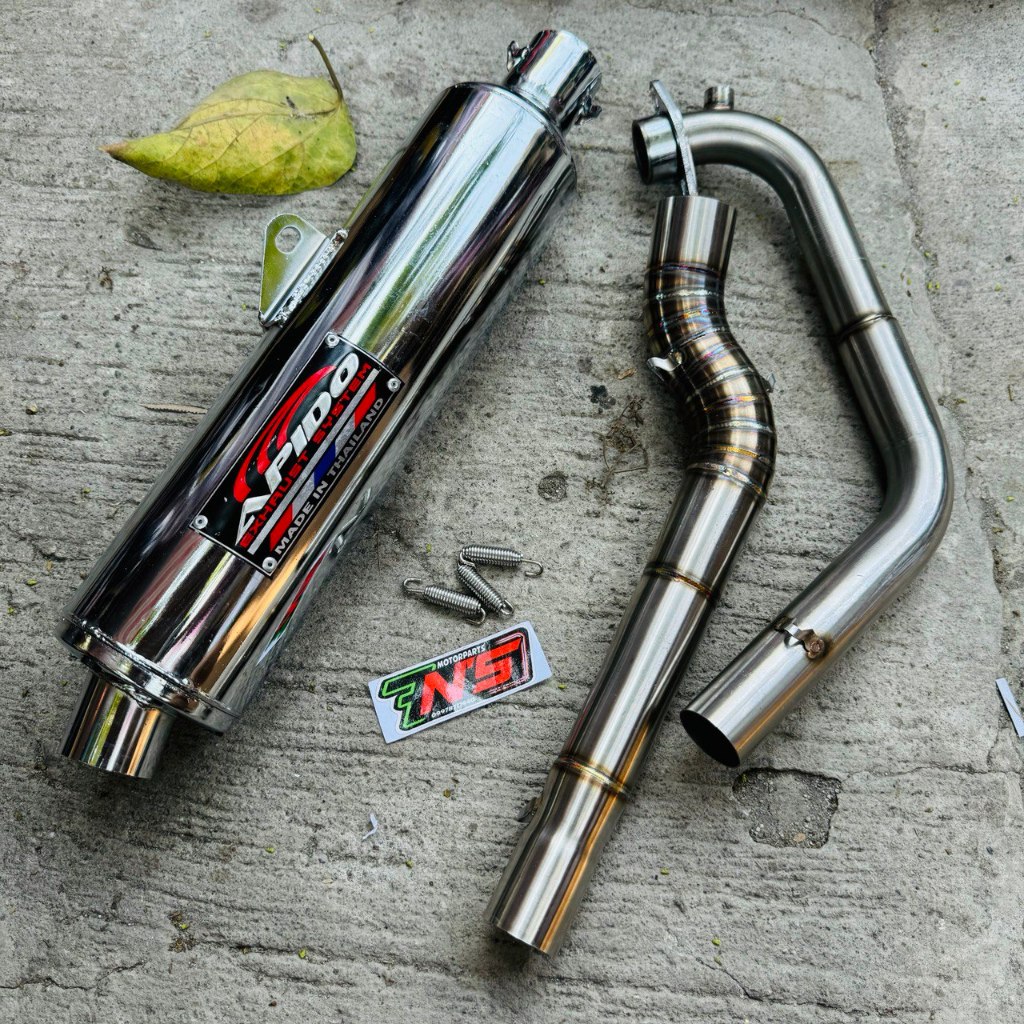 7N's Muffler PIPE APIDO Chrome - Suzuki R150 Fi, Raider150 Fi | Shopee ...