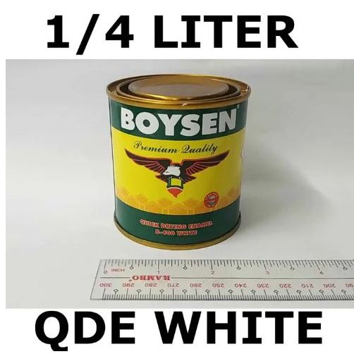 BOYSEN QDE WHITE B-600 FOR WOOD AND METAL ( 1/4 LITER ) | Shopee ...