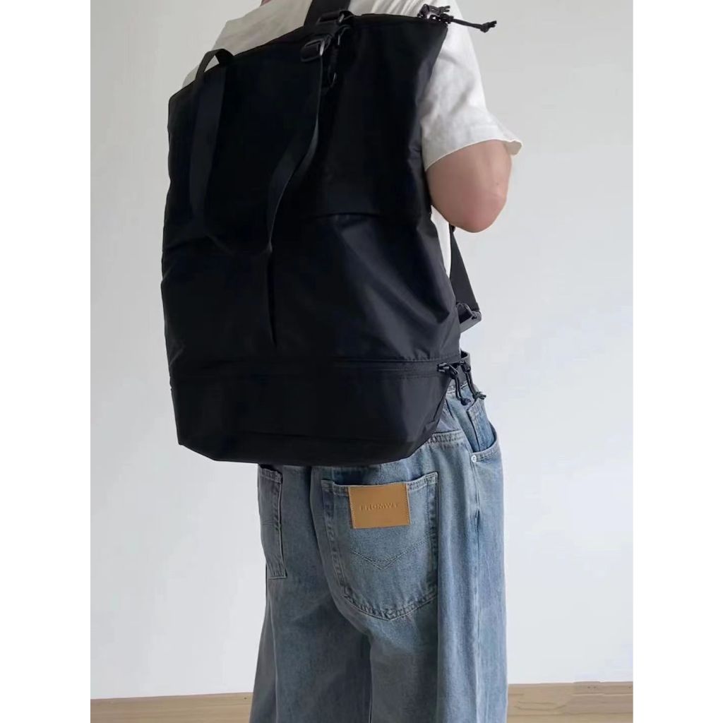 New Style Uniqlo Backpack For Men Women Large Capacity Adjustable Nylon Shoulde Bag Handbag Bag Shopee Philippines