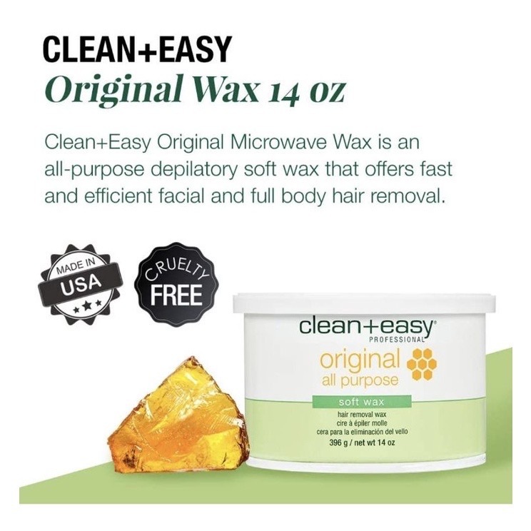 Clean+Easy Original All Purpose (Soft Wax) 396g / 14 oz | Shopee ...