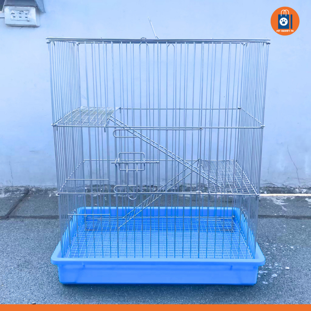 THREE - STORY SQUIRREL CAGE with RAMP Cat Cage LM650 | Shopee Philippines