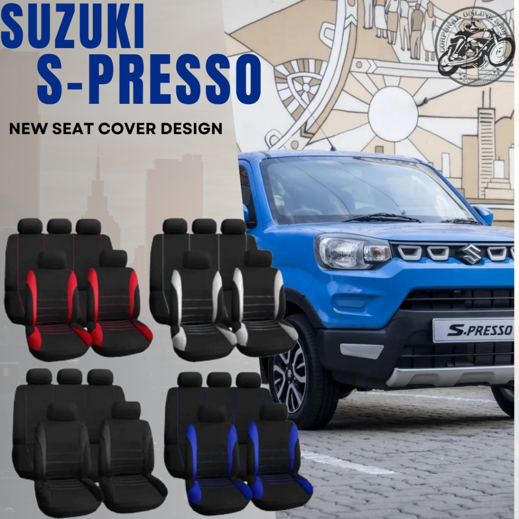 [SUZUKI S-PRESSO] Full seat seat cover (HARAP LIKOD) easy installation ...