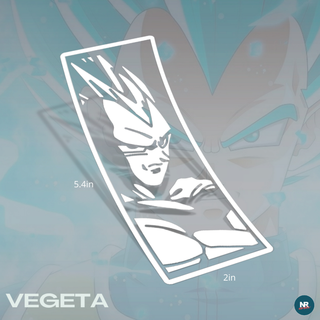 Dragonball Z Vegeta Portrait Vinyl Decal Anime Sticker | Shopee Philippines