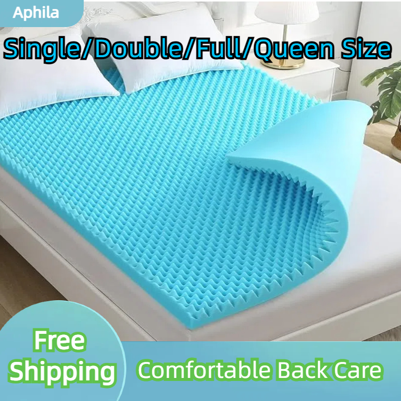 2 Inch Foam Mattress Topper Queen Egg Crate Memory Foam Mattress Topper