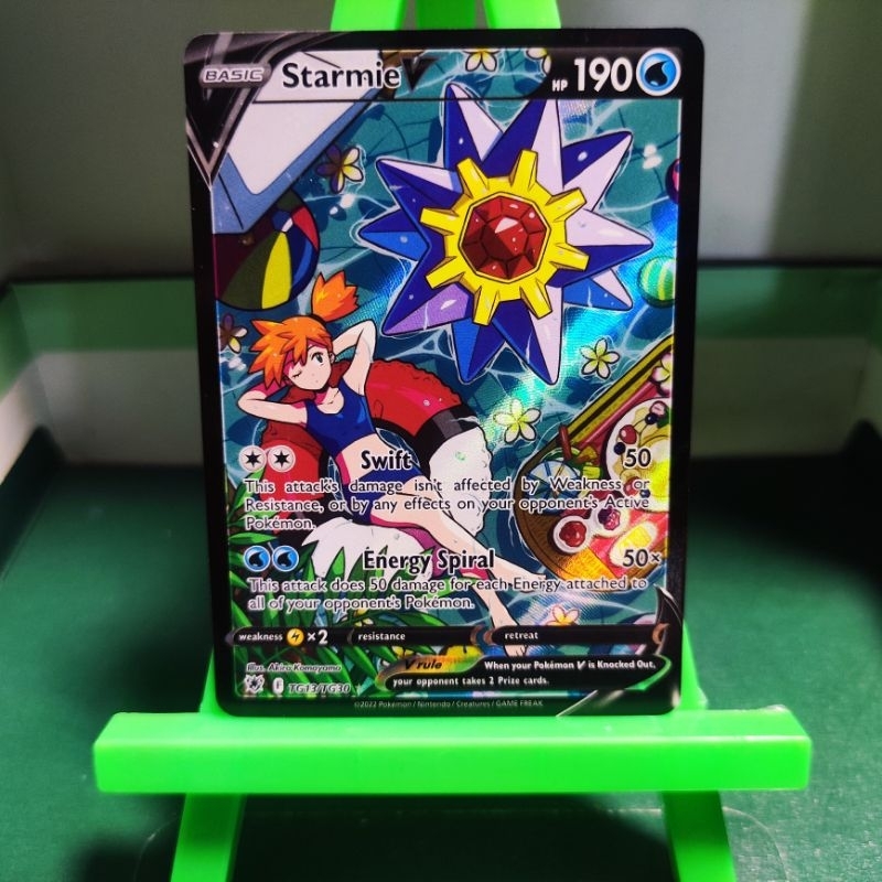 Pokemon Tcg Starmie V Tg Shopee Philippines