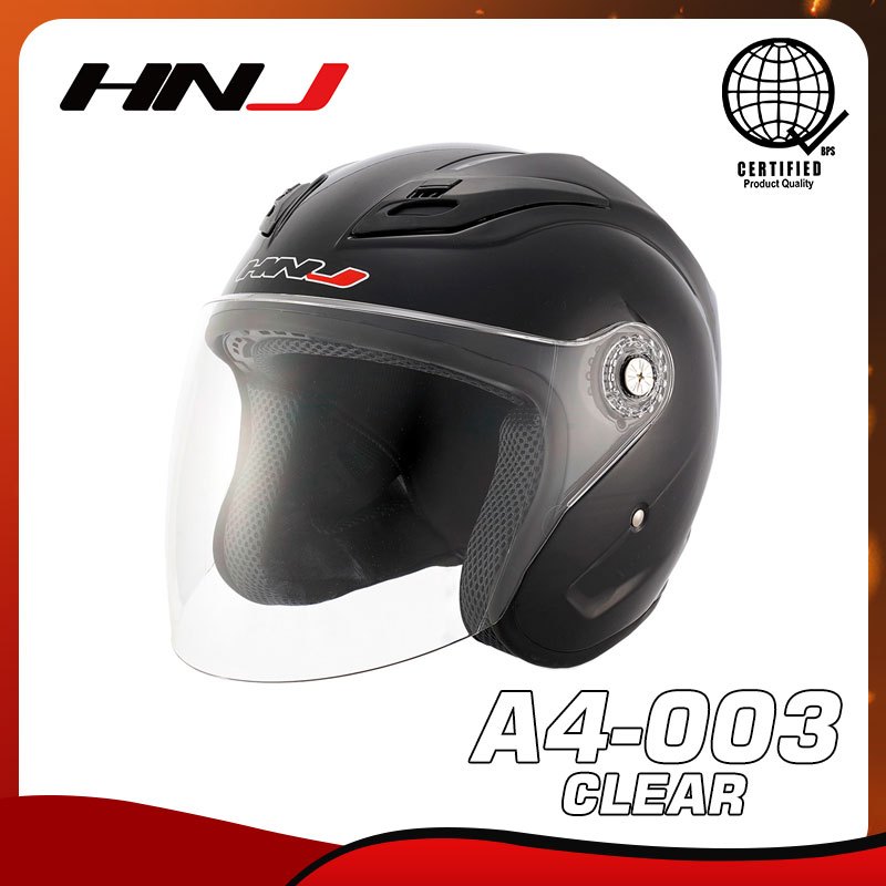 Hnj A Half Face Motorcycle Helmets Motor Helmet Dual Visor