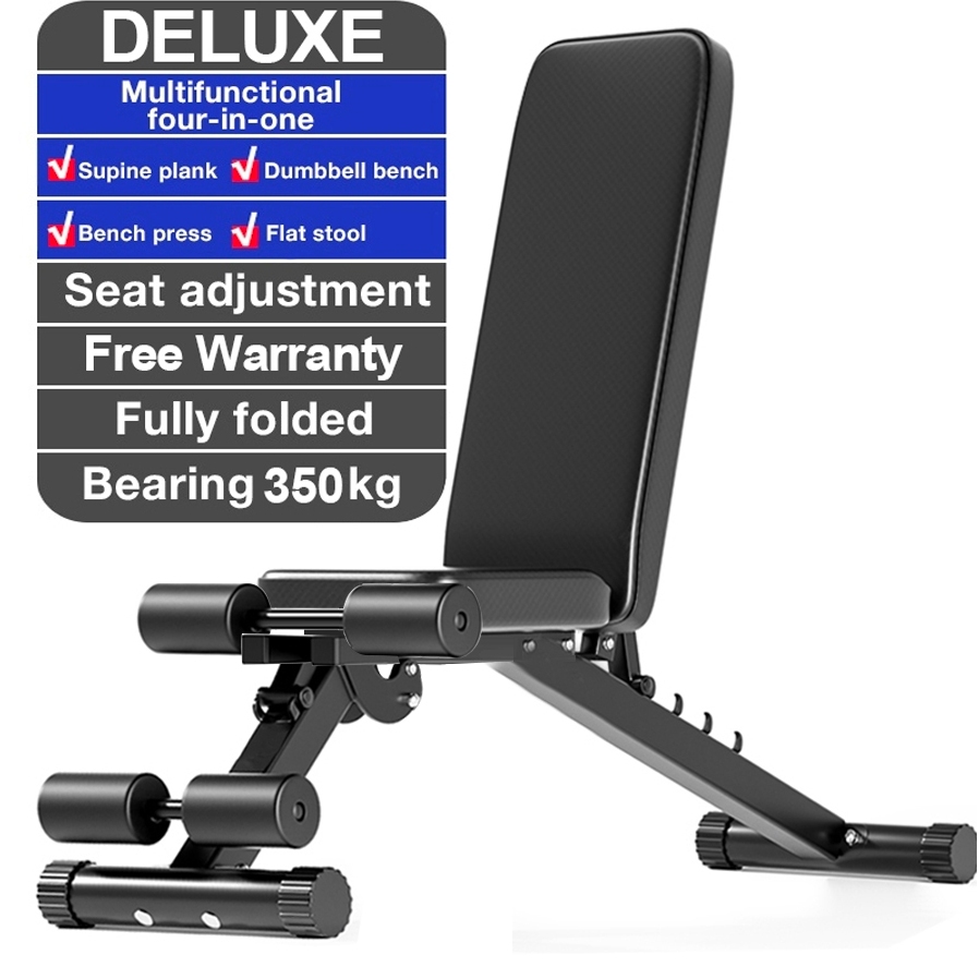 【COD】Exercise bench Adjustable bench dumbbell lifting bench Rotate up ...