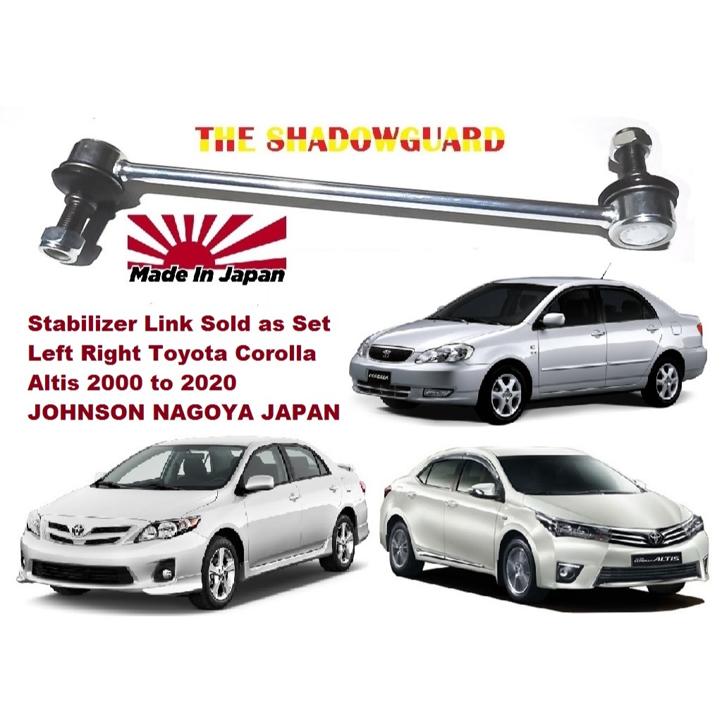 Stabilizer Link Set Left Right Toyota Corolla Altis 2000 to 2020