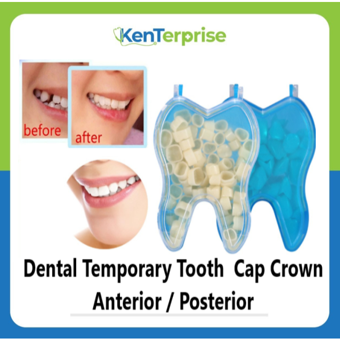 Dental Temporary Tooth Cap Crown Anterior / Posterior Shopee Philippines