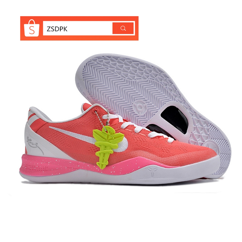 100 Original Nike Kobe 8 Pink Sports Basketball Shoes for Women and Men Shopee Philippines