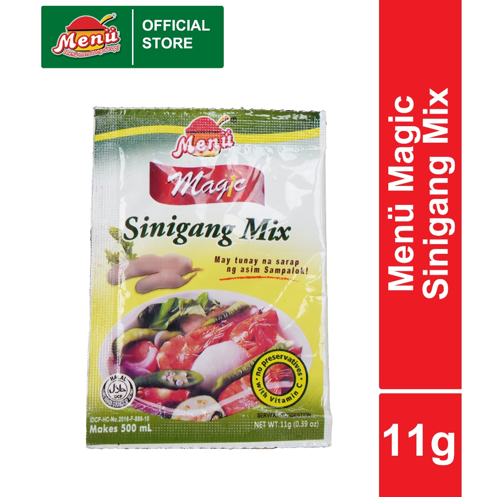 Menu Magic Sinigang Mix 11g x 12 Packs Shopee Philippines