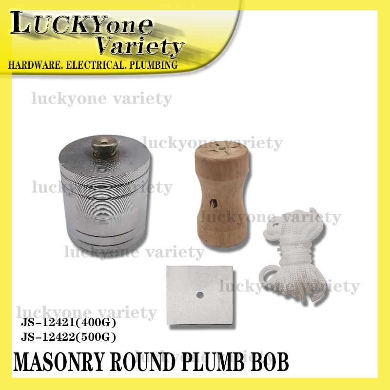 MASONRY ROUND PLUMB BOB (400G / 500G ) | Shopee Philippines