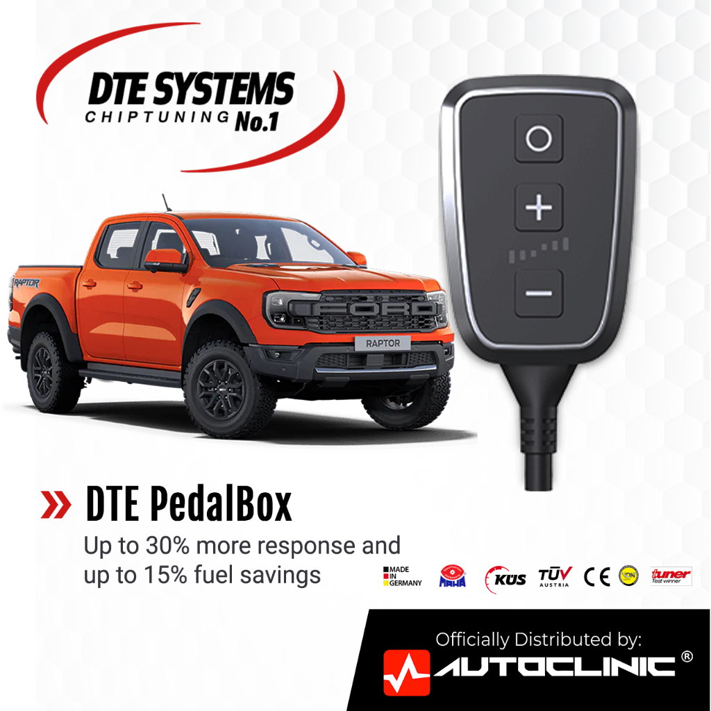 Dte Pedalbox For Ford Ranger Raptor Next Gen Throttle Controller Plug And Play Made In Germany