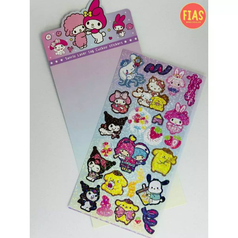 kuromi sticker sanrio laser sticker sanrio ALC sticker random 1pcs (9 ...