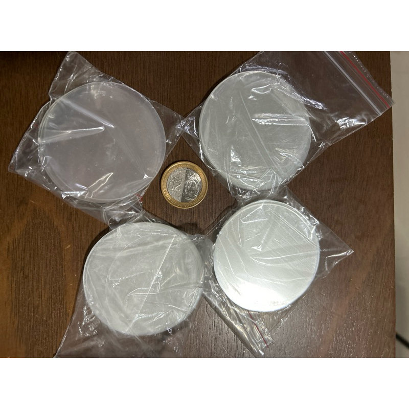 (100PCS) Clear Mylar Film for Button Pins Glossy | Shopee Philippines