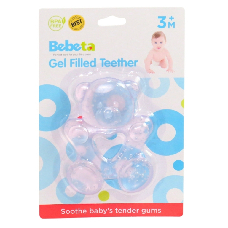 Gel filled pacifier top