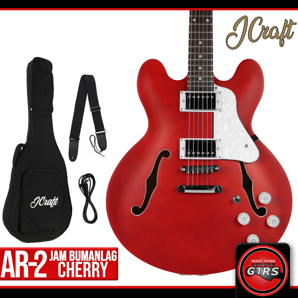 JCraft AR-2 JM Jam Bumanlag Signature Semi-Hollow Electric Guitar ...
