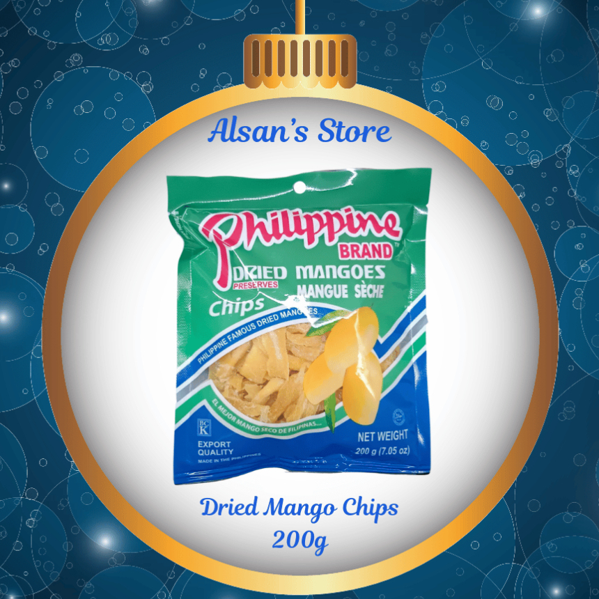 PHIL BRAND DRIED MANGO CHIPS 200g | Shopee Philippines