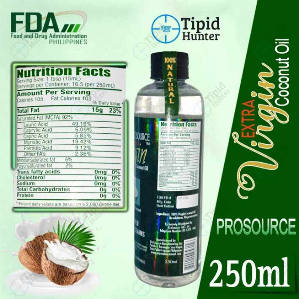 VCO Virgin Coconut Oil 250ml, Organic Extra Virgin Coconut Oil by ...
