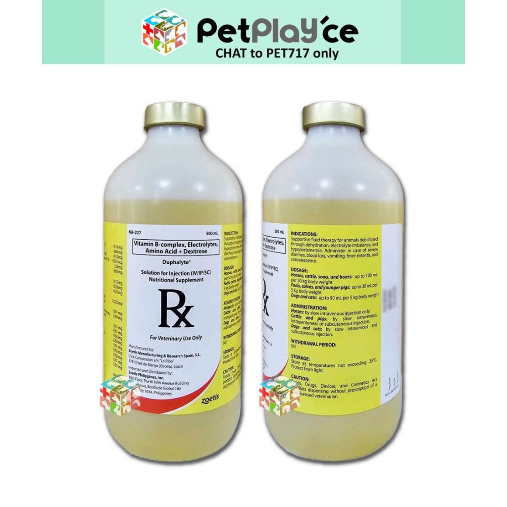 Duphalyte 500ml for Dog Cats Swine Poultry by ZOETIS Duphalyte 500 ML ...