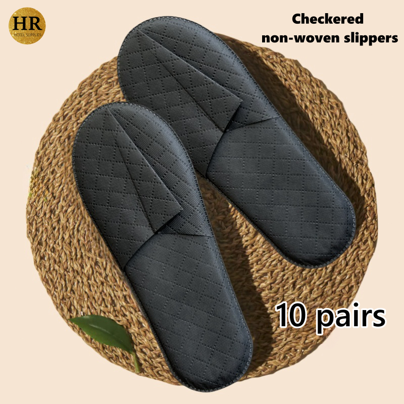 20/40/100Pairs Disposable Slippers Hotel Home Guest Closed Shoes Linen Shoes AUS