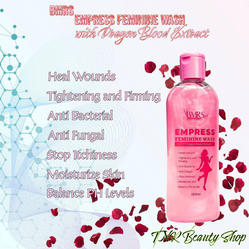 BMRS Empress Feminine Wash FDA Approved Heal Wounds Anti Bacterial Anti Fungal Balance PH