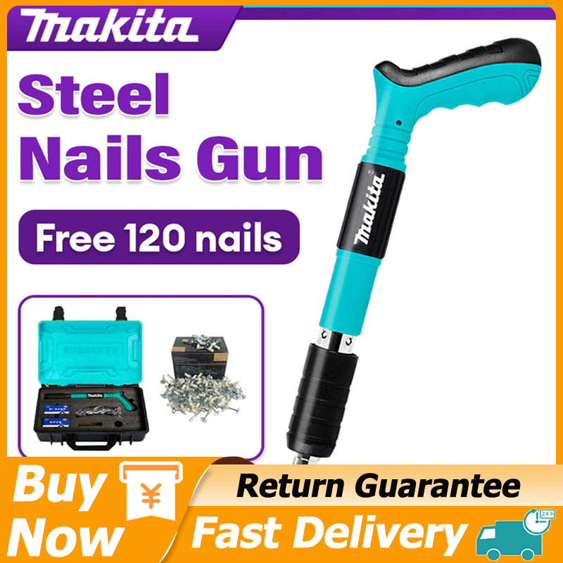 Makita Nail Gun Manual Steel Nails Gun For Concrete Rivet Tool Steel Rivet Gun Nail Punch Gun