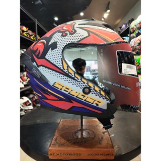 Spyder Fuel S Rage Half Face Dual Visor Helmet With Free Extra Clear Visor Shopee Philippines