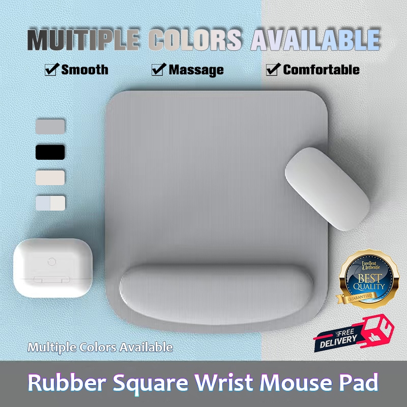 [Local 24H] Wrist Mouse Pad High-End Rubber/Silicone Square/Round ...