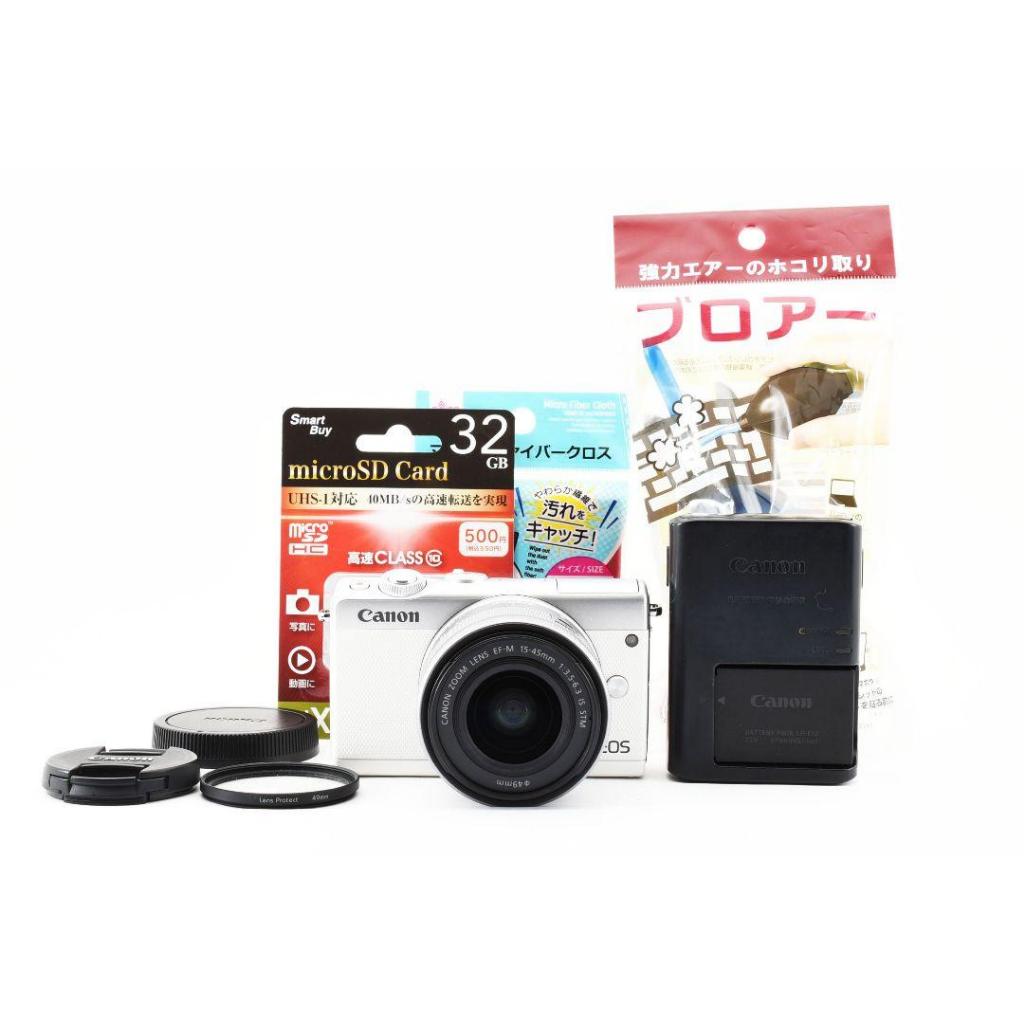 Direct from Japan】Canon EOSM100WH1545ISSTMLK Mirrorless Single