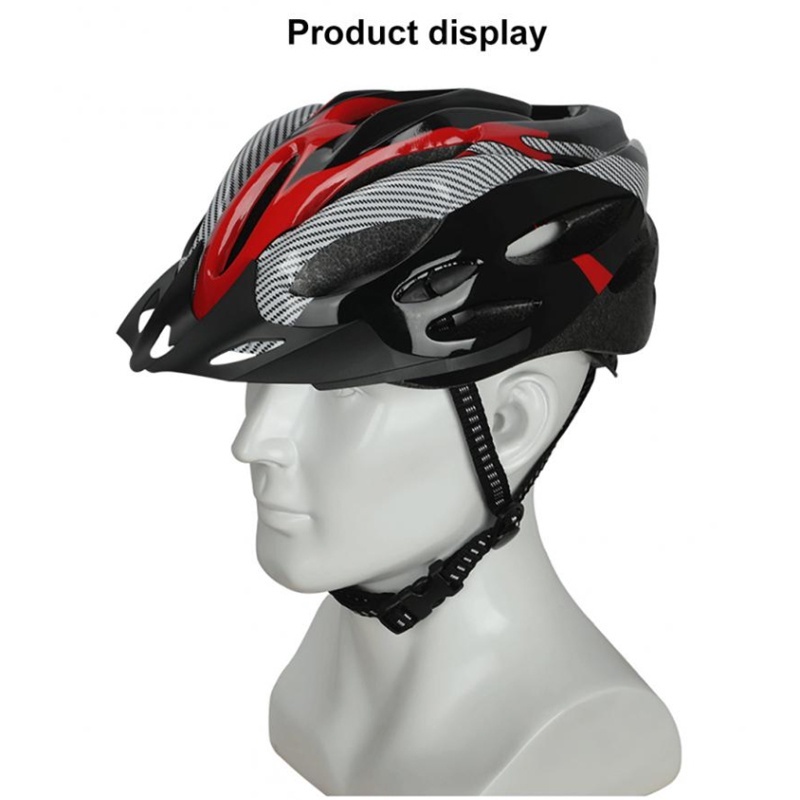 Bike Helmet with Removable Visor Ventilate Cycling Riding MTB Helmet ...