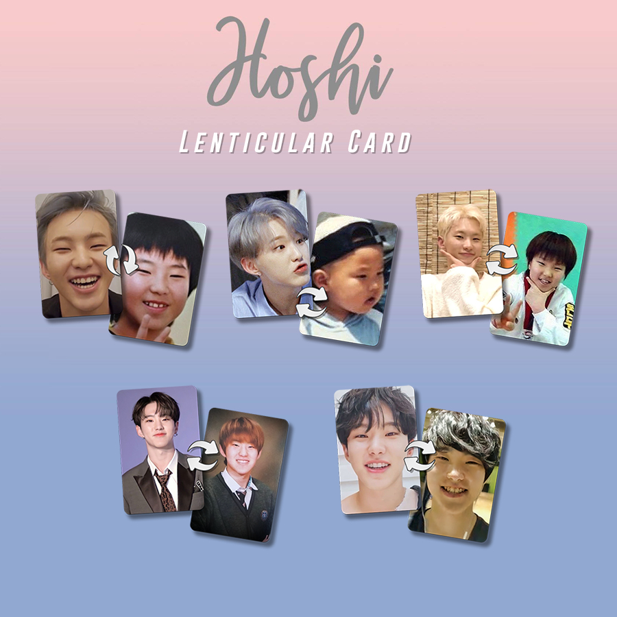 Seventeen SVT Baby Hoshi Child Hoshi Adult Hoshi Lenticular Lenti ...