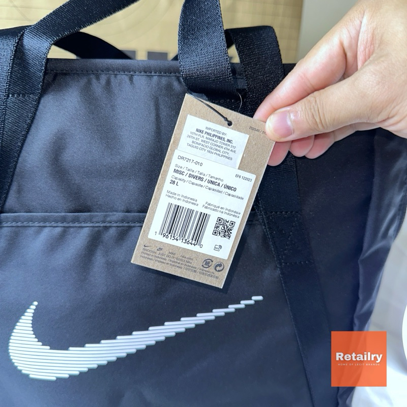 Nike Black Tote Bag 28L Shopee Philippines