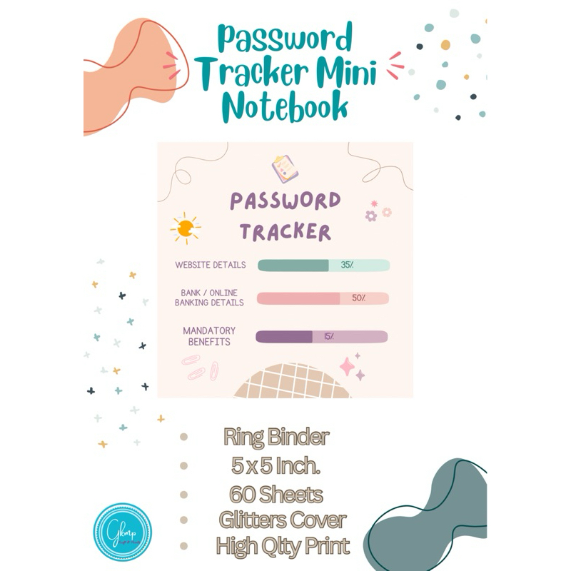 Password Tracker Mini Notebook | Shopee Philippines