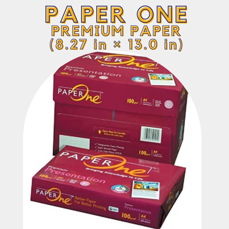 PaperOne Bond Paper F4/LONG 100gsm | Premium | Makapal ang paper ...