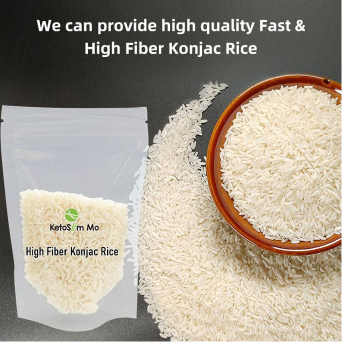 Dry Shirataki Rice 500g 1kg Konjac Rice, Low Carb, Very Suitable for