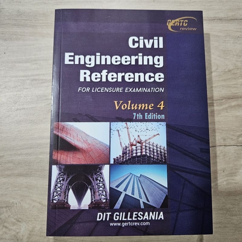 Civil Engineering Reference Volume 4 7th edition By:Gillesania | Shopee ...
