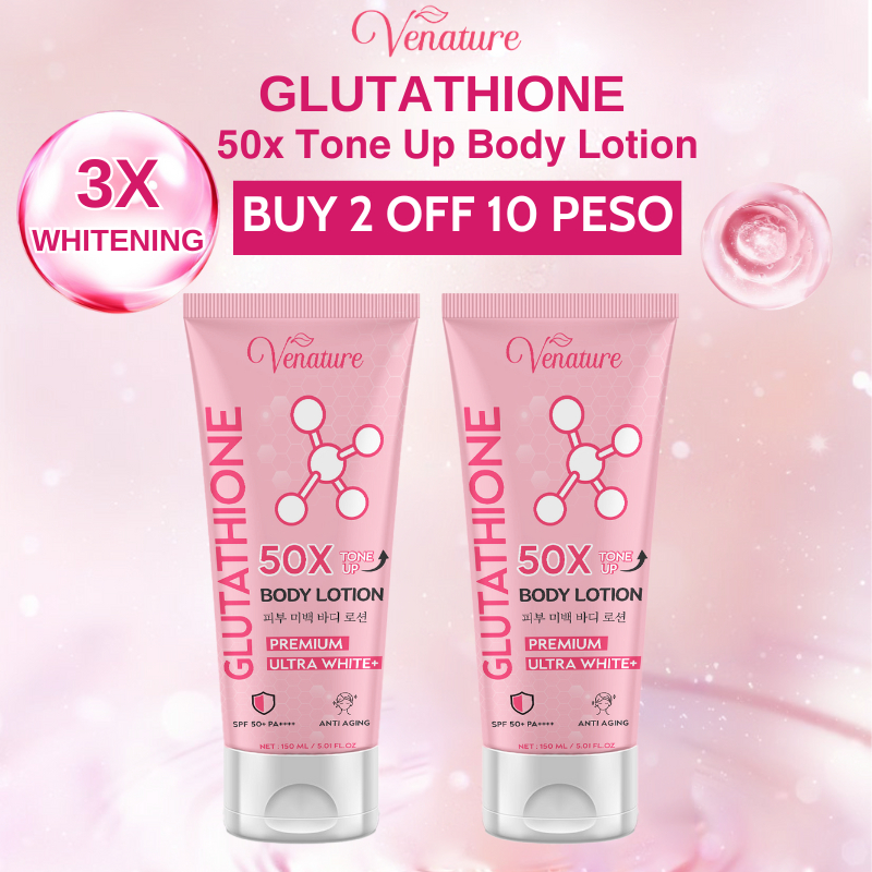 venature glutathione 50x body lotion reviews Spf 50+ Whitening Skin Rejuvenation Instant Whitening Lotion Iron:#5 No timeline for Calgary Peptide balance toner