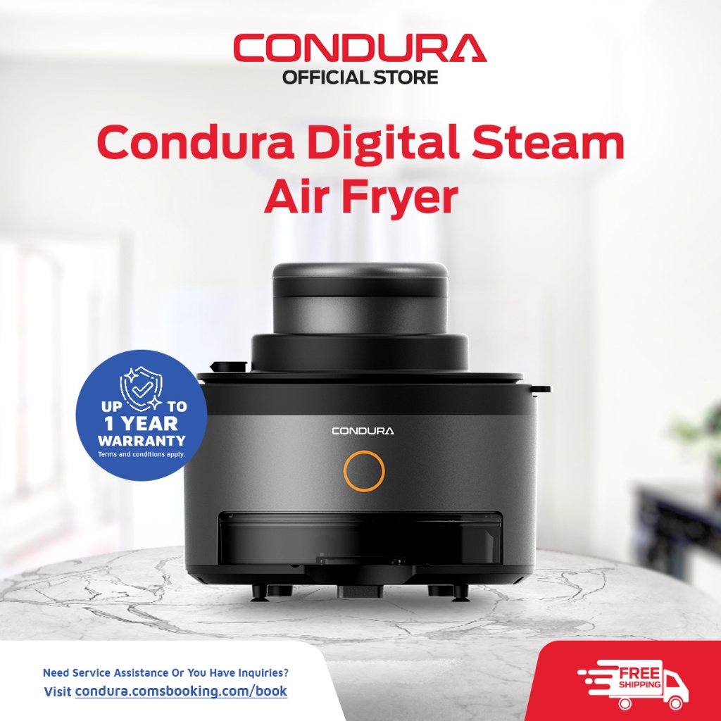 Condura Digital Steam Air Fryer Shopee Philippines