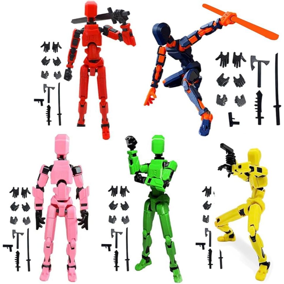 Multi-Jointed Movable Shapeshift Robot Toys for Kid 13 Action Figure ...