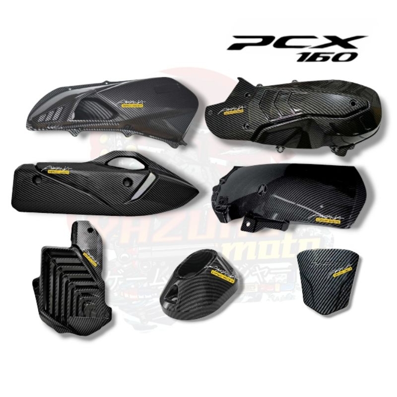 NEW! PCX 160 muffler tip, crank case, muffler, tank cover, radiator