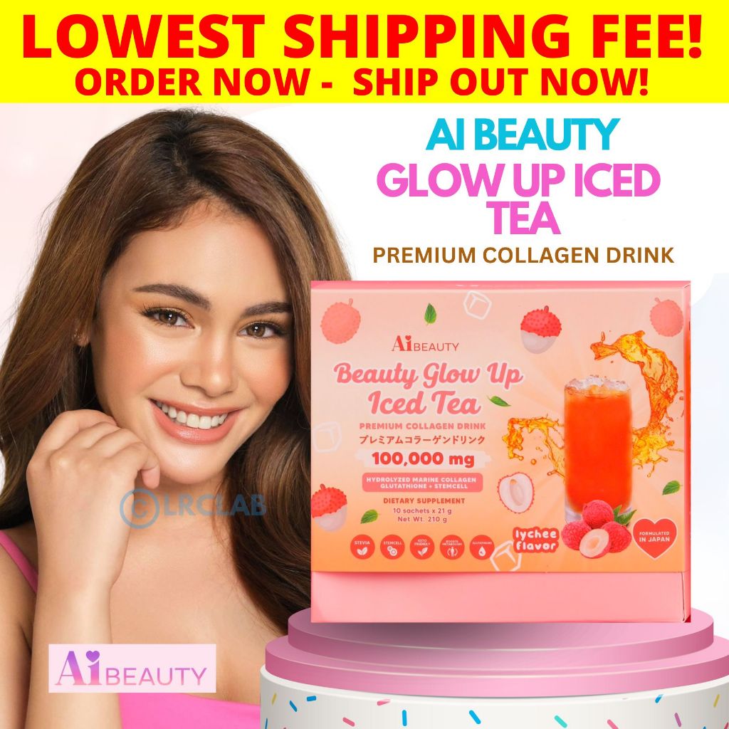 Beauty Glow Up Iced Tea by AiBeauty Ivana Alawi Collagen Drink with ...