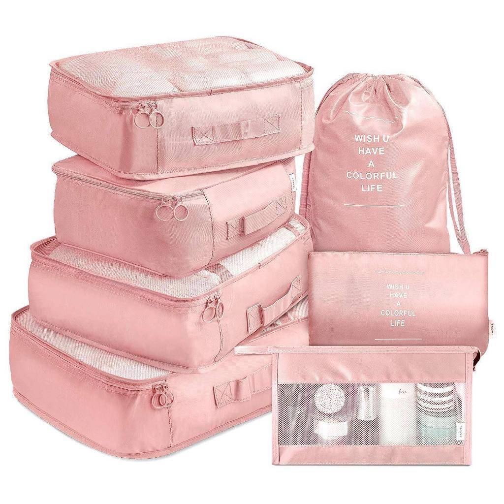 Thebest 6 in 1 traveling luggage bag clothes organizer Laundry Pouch